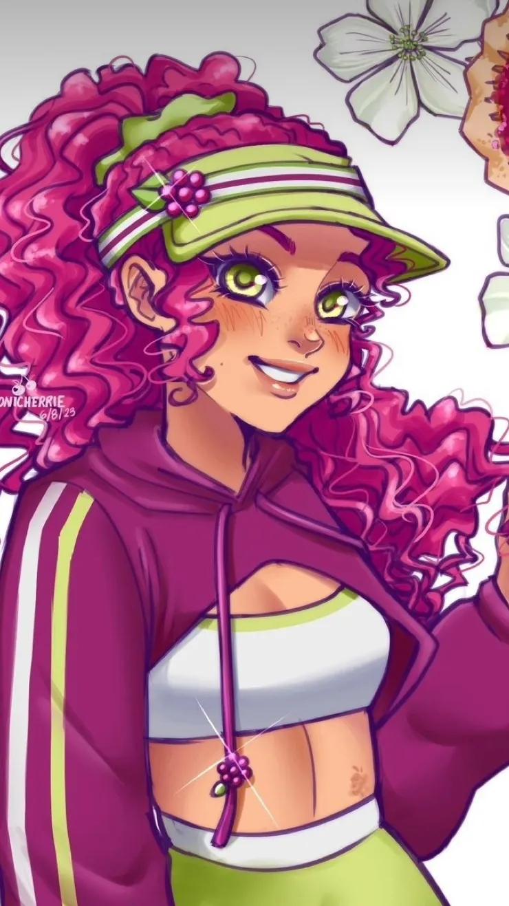 ai character: ~Raspberry tart￼~ background