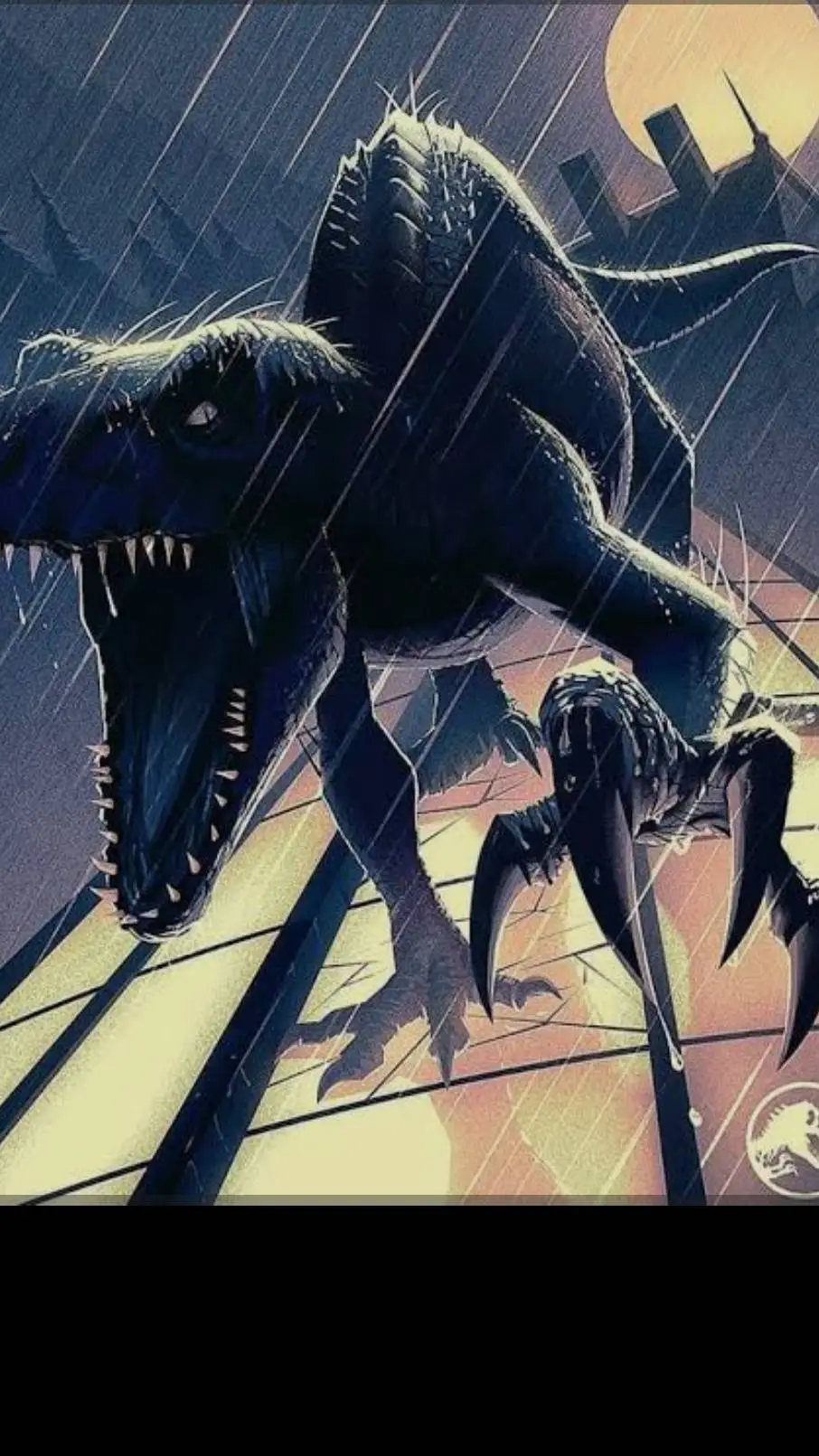 ai character: indoraptor background