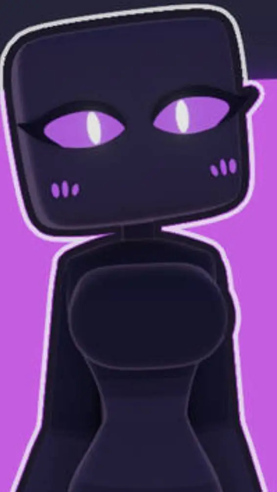 ai character: ender woman  background