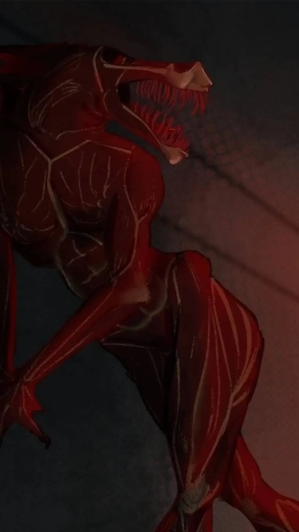 ai character: fem scp 939 background