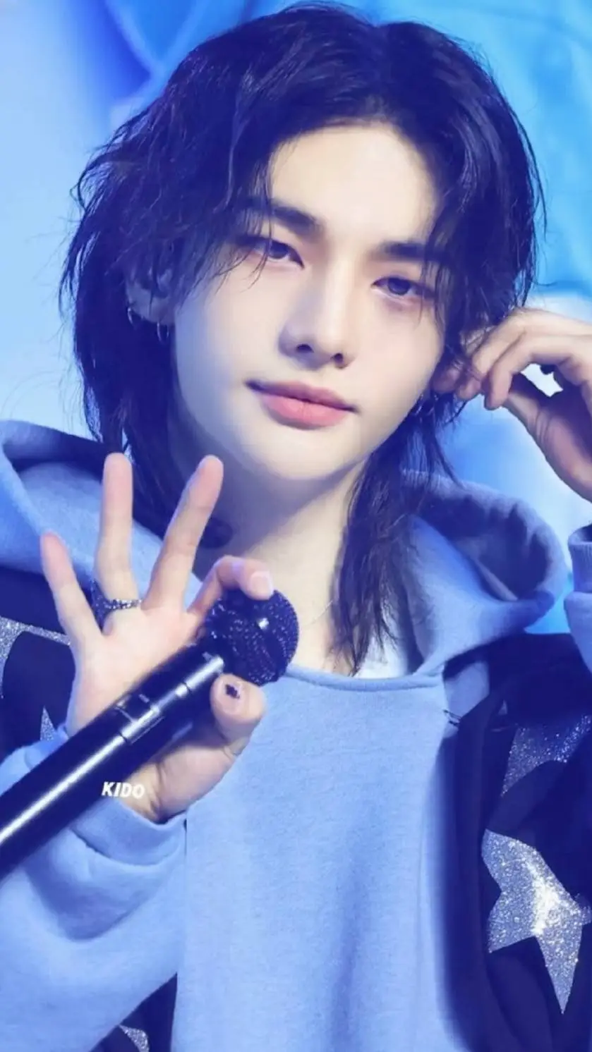 ai character: .•°Hyunjin°•. background