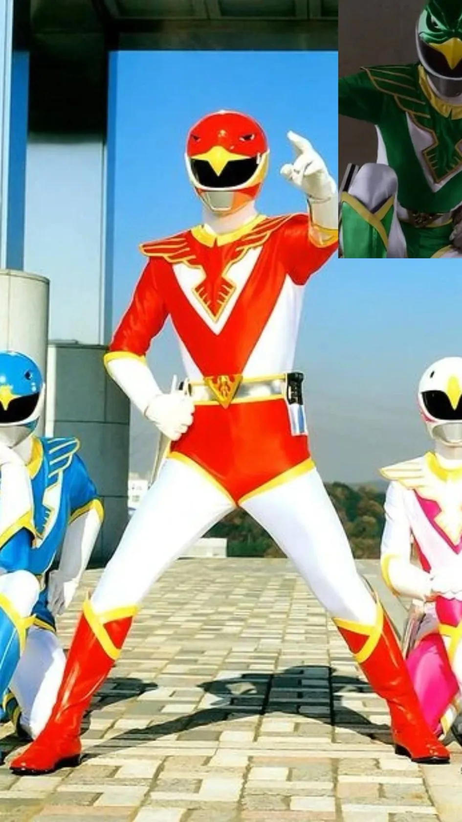 ai character: Power Rangers Ar background