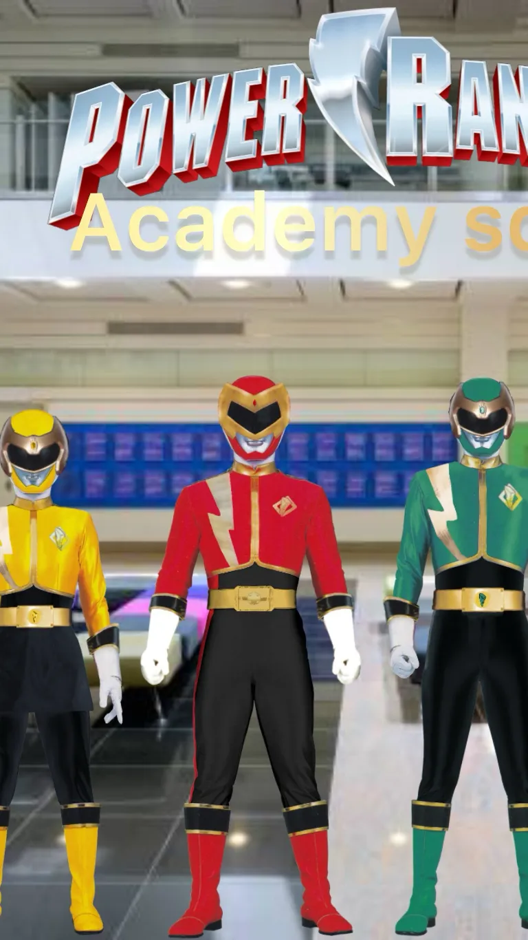 ai character: Power Rangers AQS background