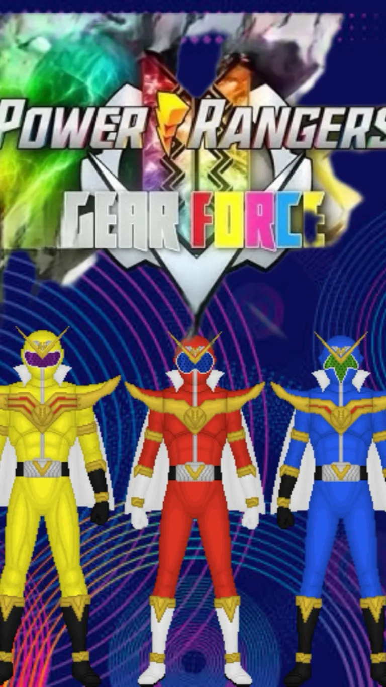 ai character: Power Rangers gef  background