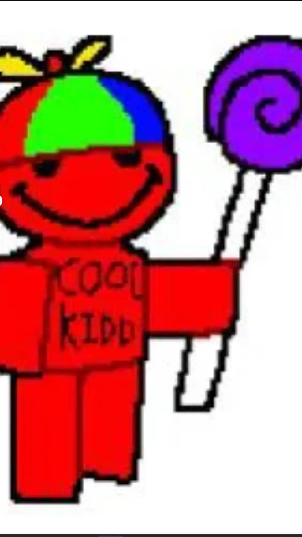 ai character: coolkidd background