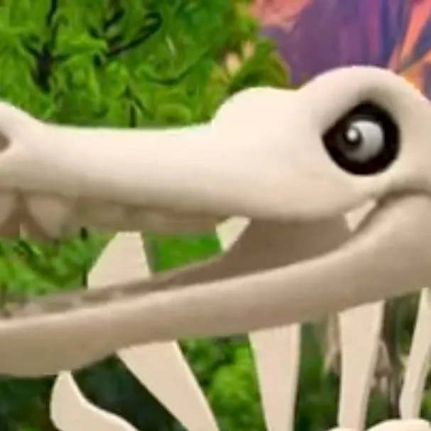 chat with ai character: skeleton Spino.