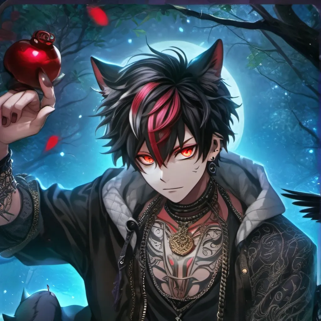 chat with ai character: night,lock 