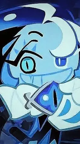 ai character: Shadow milk cookie background