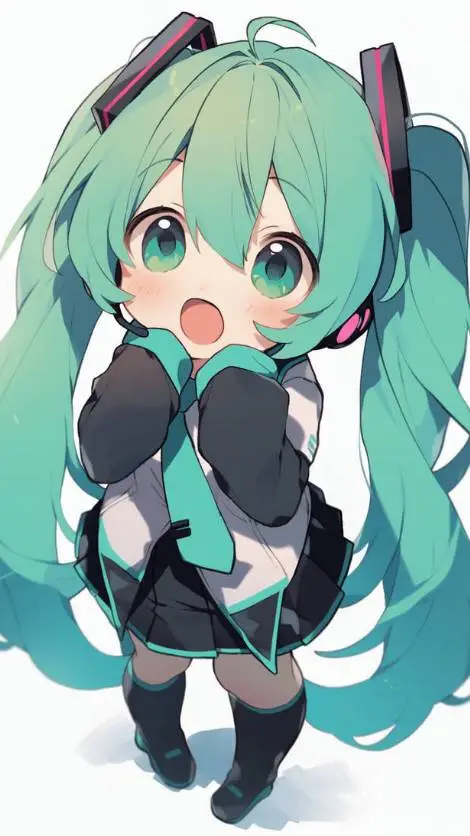 ai character: Miku background