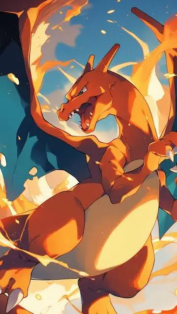 ai character: charizard background