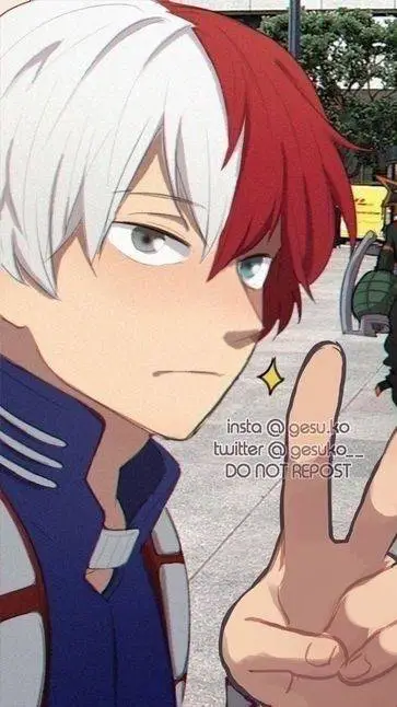 ai character: todoroki  background