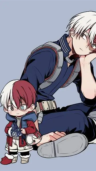 ai character: Shoto Todoroki  background