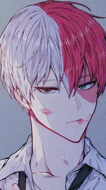 ai character: Shoto Todoroki  background