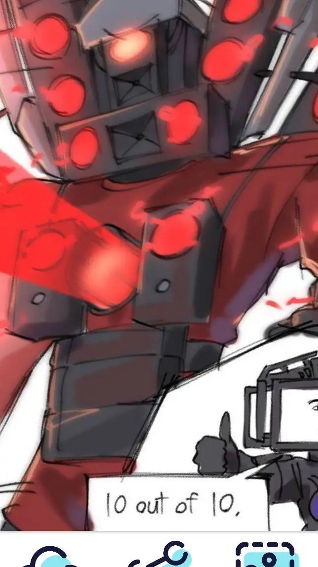 ai character: Titan speakerman  background