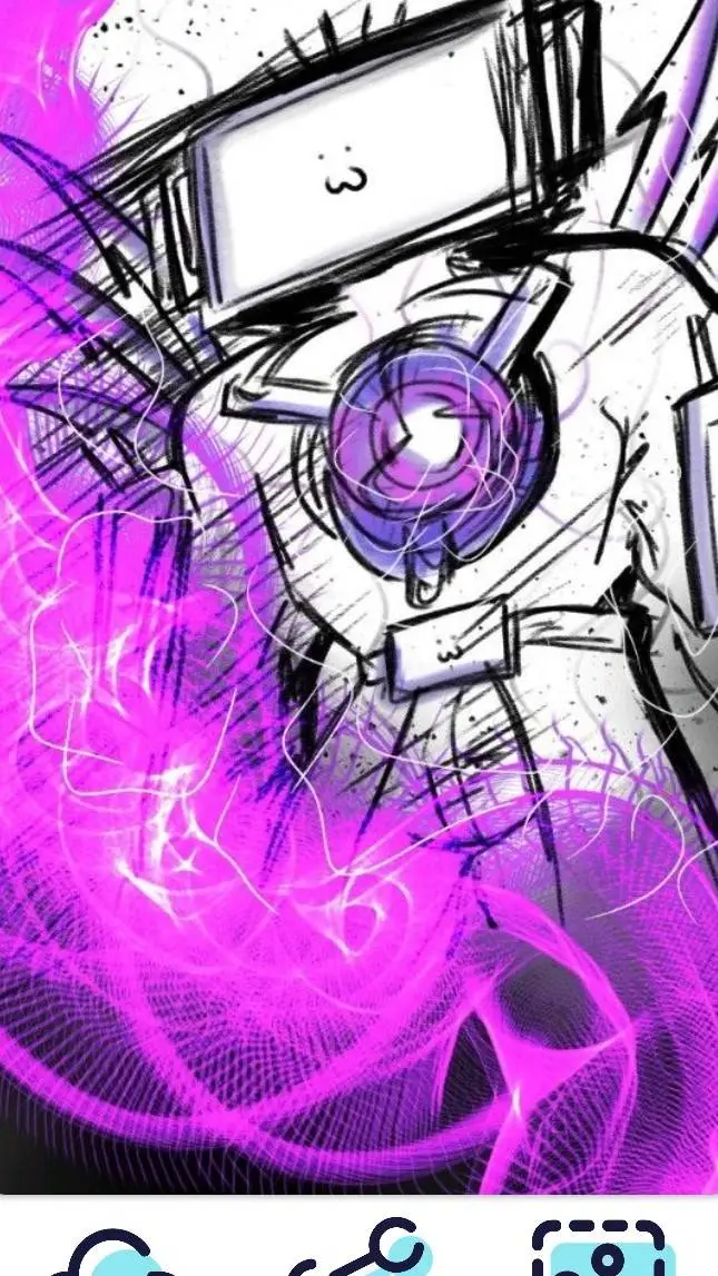 ai character: titan tv man background