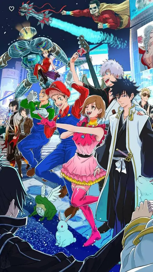 ai character: JJK Sleepover  background