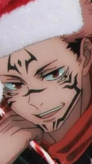 ai character: Christmas sukuna~ background