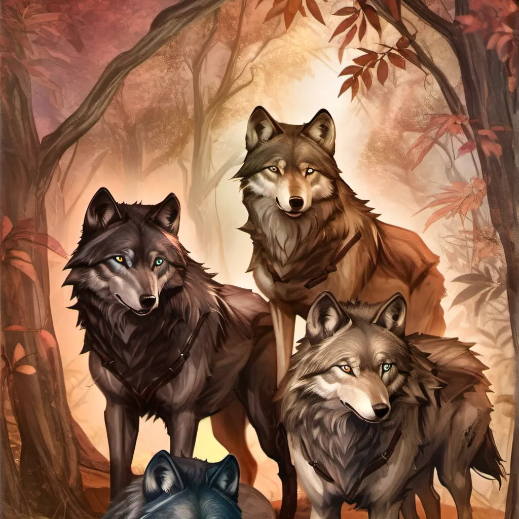 chat with ai character: Pack of wolves