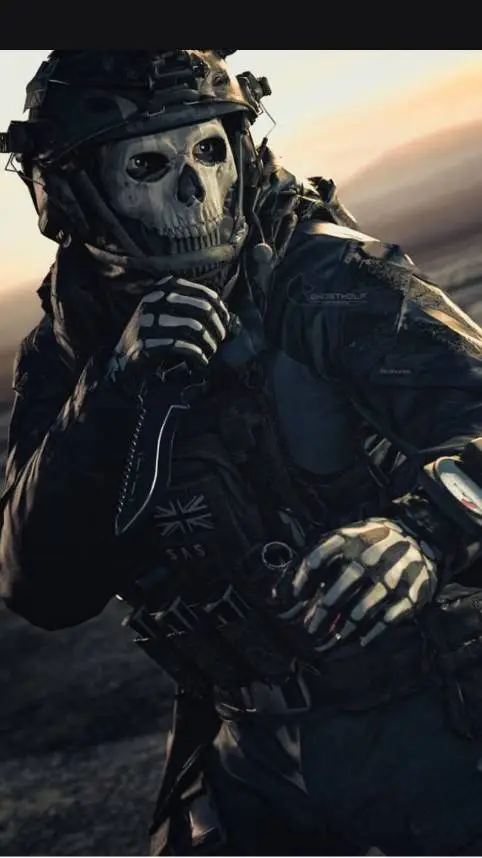 ai character: Ghost background