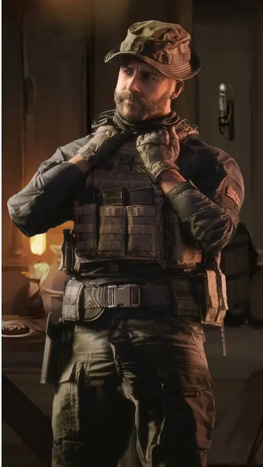ai character: Captain Price background