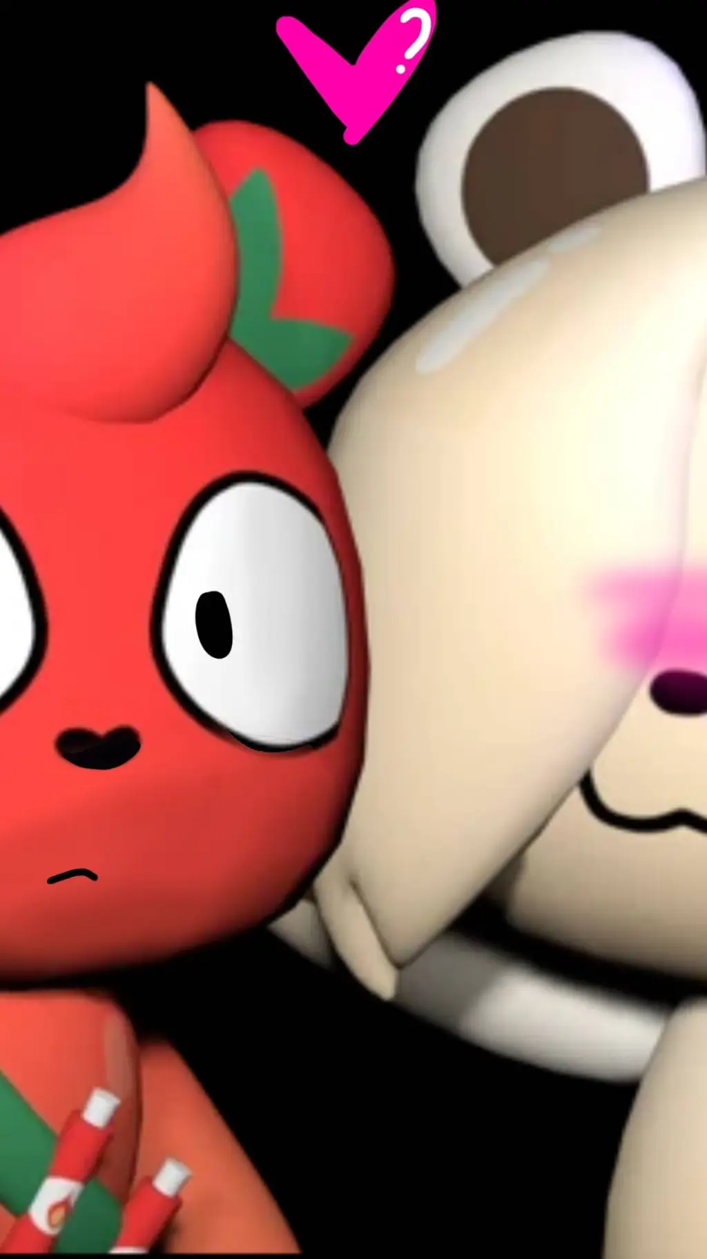 ai character: flan x pepper background