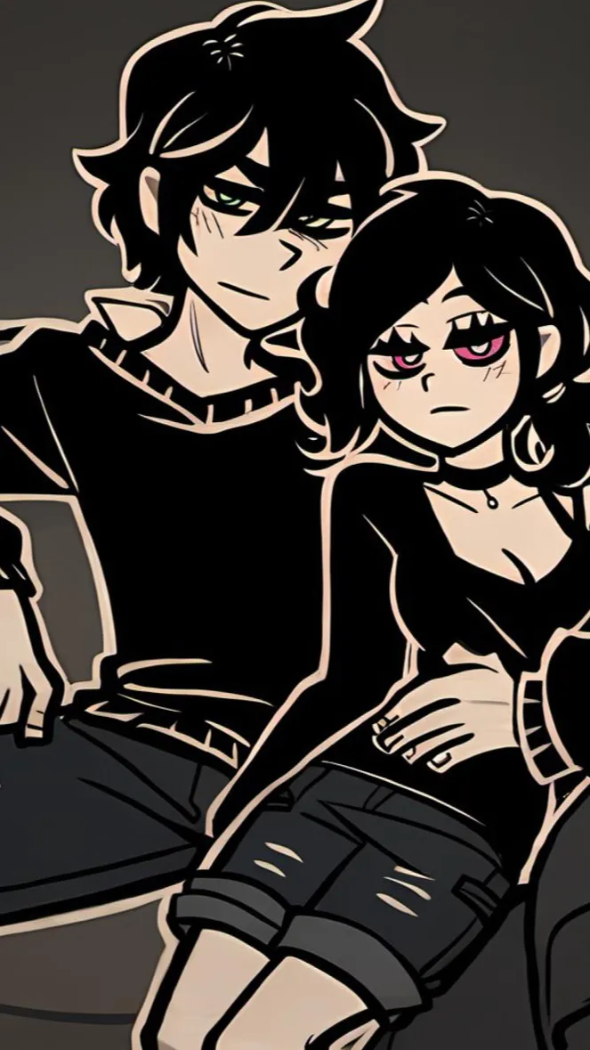 ai character: andy and leyley background