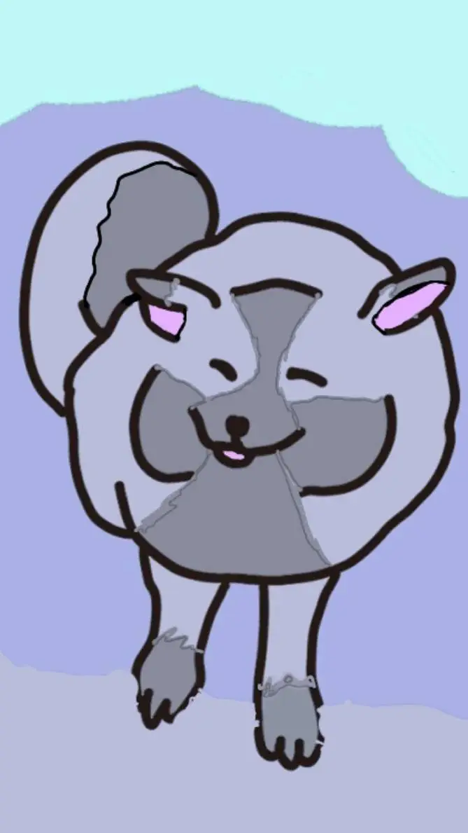 ai character: Little Wolf Paws background