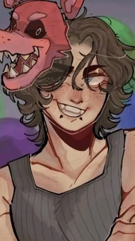 ai character: Michal Afton  background