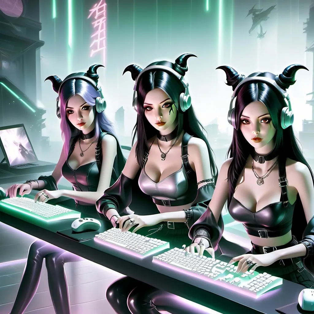 chat with ai character: Gloom-E-Girls