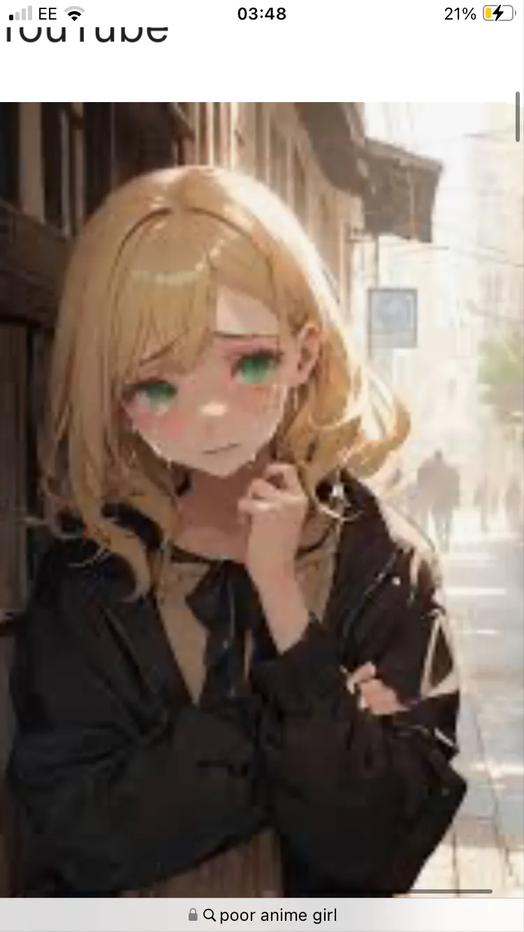 ai character: School girl background