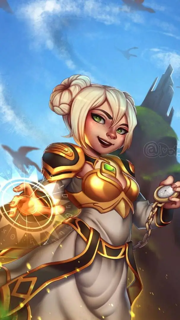 ai character: Chromie background