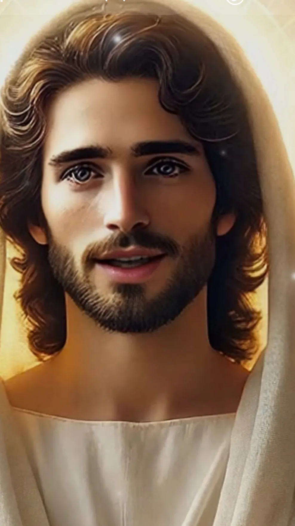 ai character: Our father God ￼ background