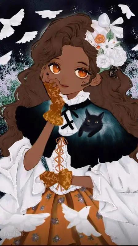 ai character: orange 2 background