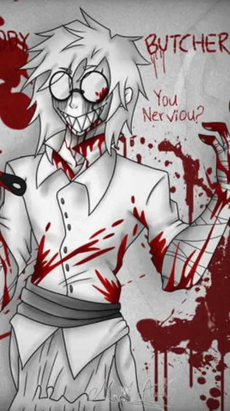 ai character: Freddy the butcher background