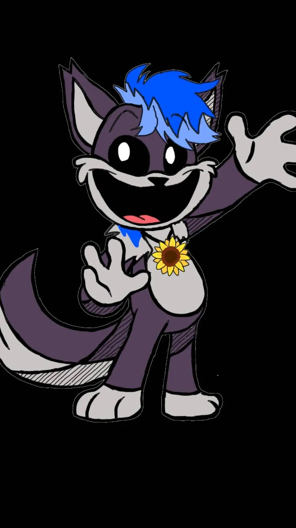 ai character: Funwolf  background