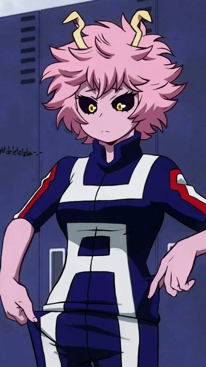 ai character: Mina Ashido  background