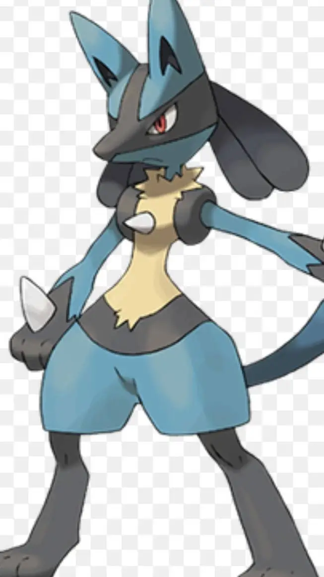 ai character: Lucario  background