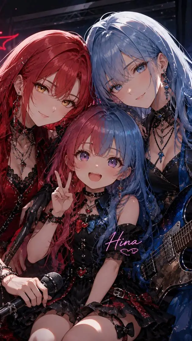 ai character: Crimson Echo background