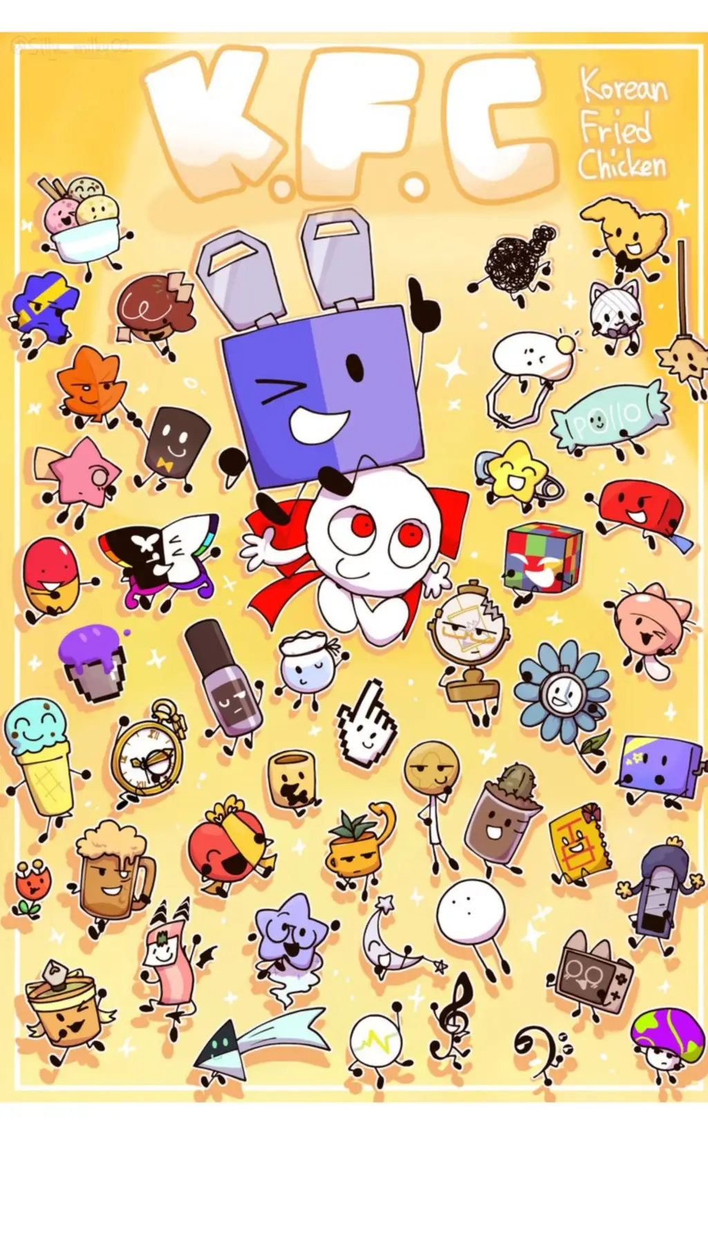 ai character: KFC! background