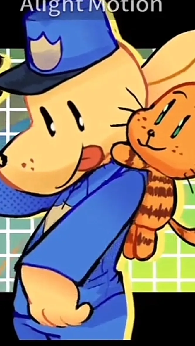 ai character: Dogman x lil petey background