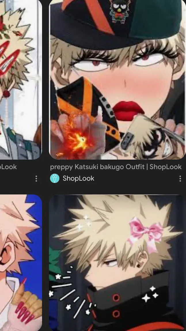 ai character: Bakugo  background