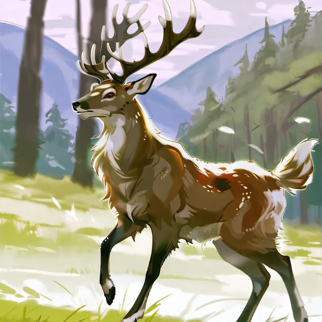 chat with ai character: strange deer