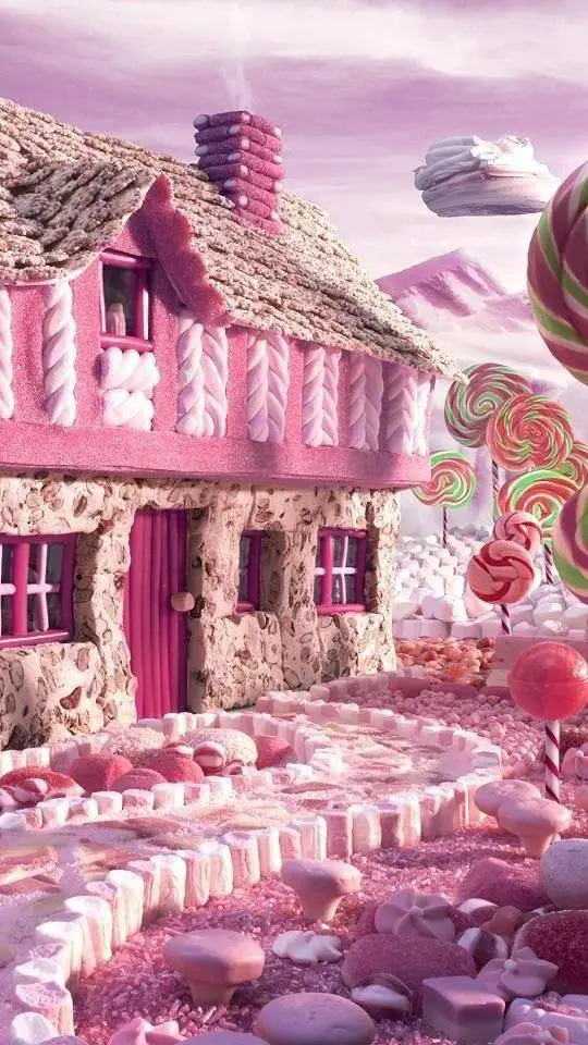 ai character: forsaken but candy background