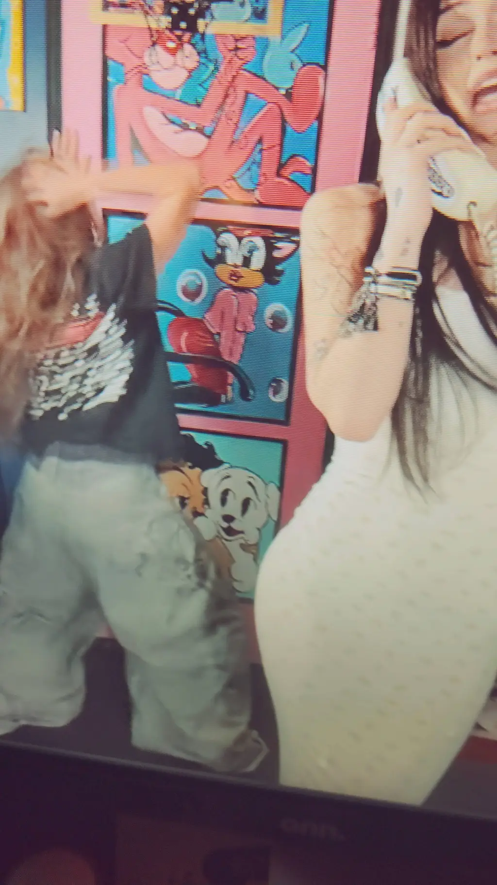 ai character: girl group background