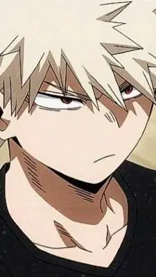 ai character: werewolf bakugo background