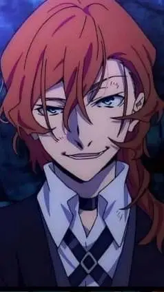 ai character: chuuya nakahara🍷 background