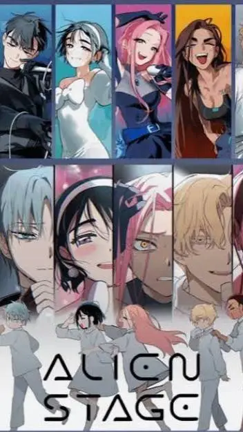 ai character: Alien stage background