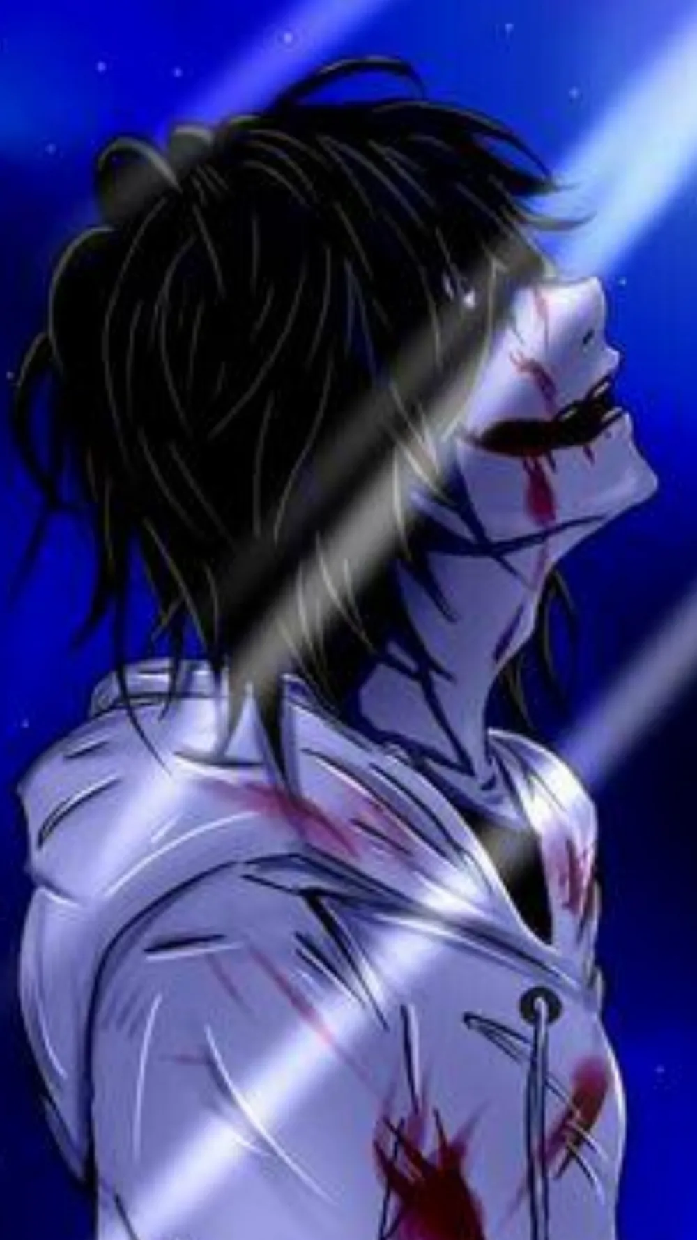 ai character: Creepypasta Xmas background