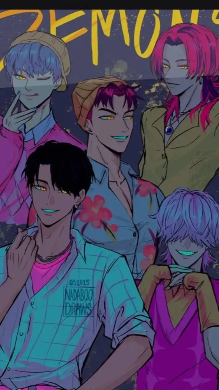 ai character: ~The Saja Boys~ background