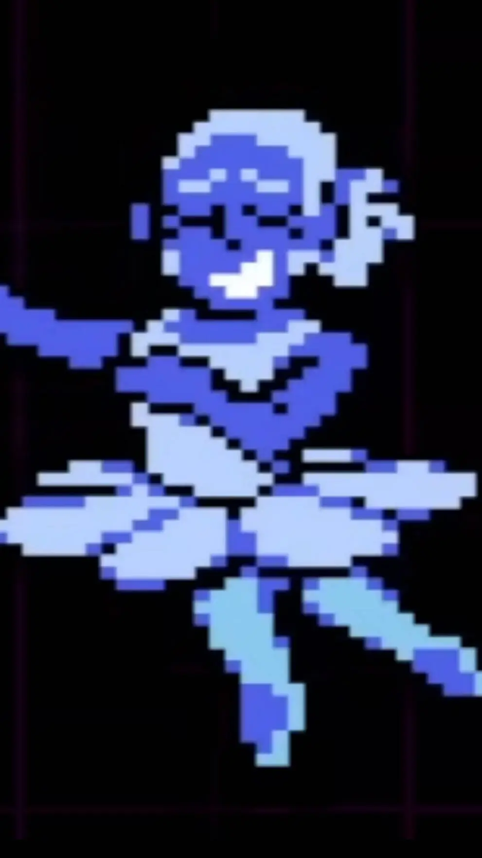 ai character: Blu background